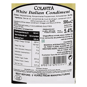 COL CONDIMENT WHITE BALSAMIC 500 ML - SuperMarcheStore