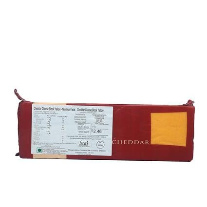 COLLIERS CHEDDAR CHEESE BLOCK YELLOW LOOSE - SuperMarcheStore
