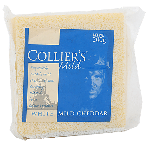 COLLIERS MILD WHITE MILD CHEDDAR 200 GM - SuperMarcheStore