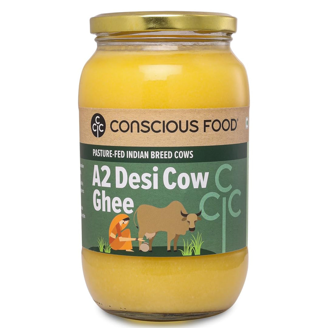 CONCIOUS FOOD A2 COW DESI GHEE 1LTR - SuperMarcheStore