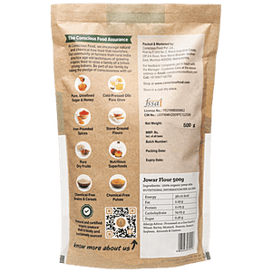 CONSCIOUS FOOD JOWAR ATTA 500g - SuperMarcheStore