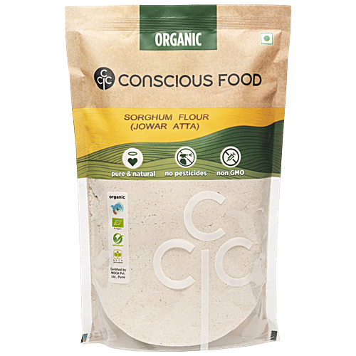 CONSCIOUS FOOD JOWAR ATTA 500g - SuperMarcheStore