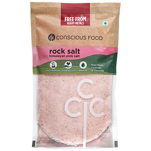 CONSCIOUS FOOD ROCK SALT, 500G - SuperMarcheStore