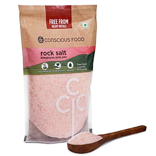 CONSCIOUS FOOD ROCK SALT, 500G - SuperMarcheStore