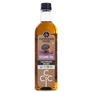 CONSCIOUS FOOD SEASAME OIL ORGN BT 500ml - SuperMarcheStore