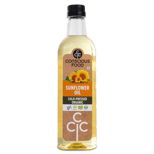 CONSCIOUS FOOD SUNFLOWER OIL COLD PRESSED 1 LTR - SuperMarcheStore