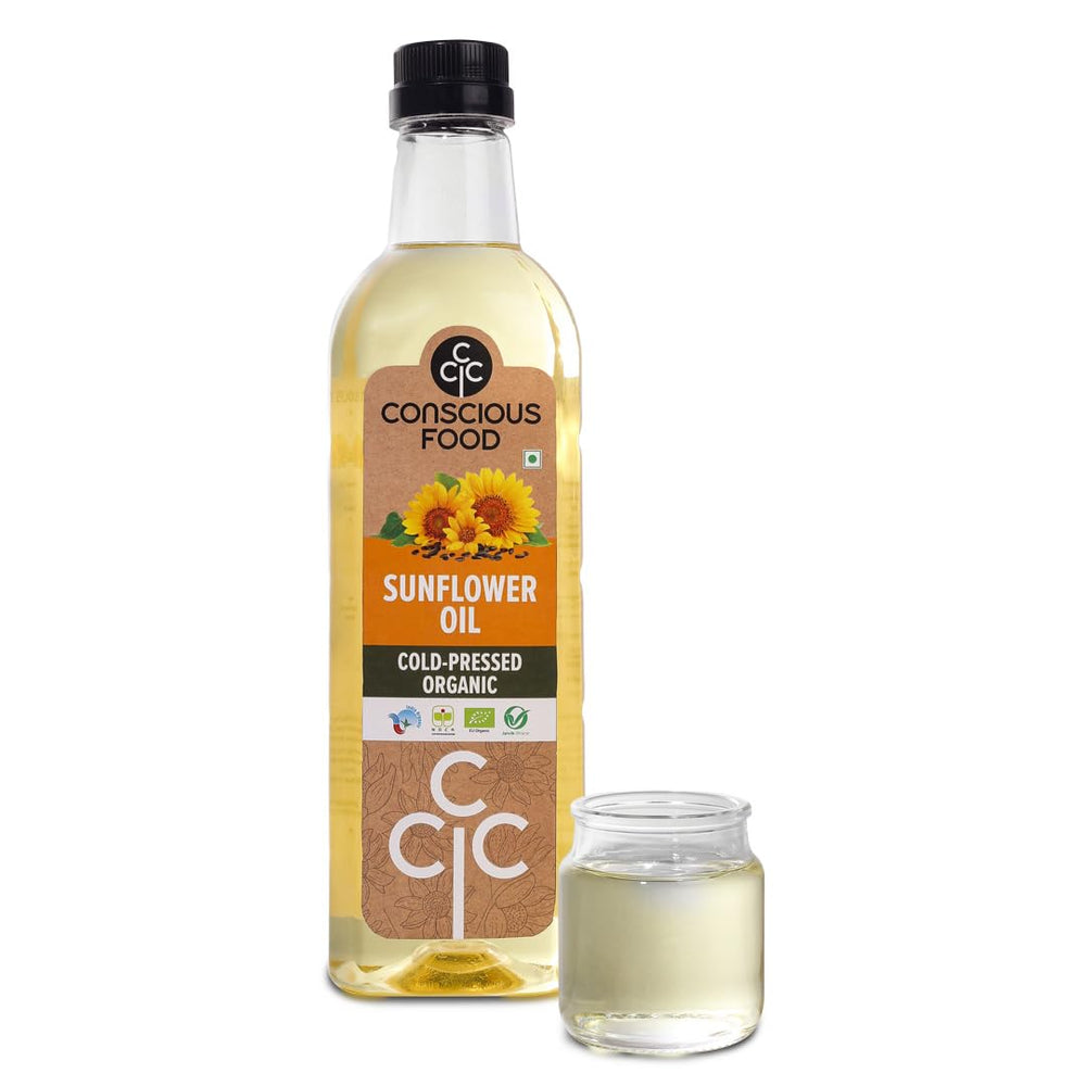 CONSCIOUS FOOD SUNFLOWER OIL COLD PRESSED 1 LTR - SuperMarcheStore