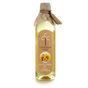 CONSCIOUS FOOD SUNFLOWER OIL COLD PRESSED 1 LTR - SuperMarcheStore