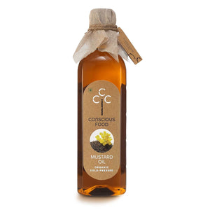 CONSCIOUS FPPD MUSTARD OIL COLD PRESSED 1 LTR - SuperMarcheStore