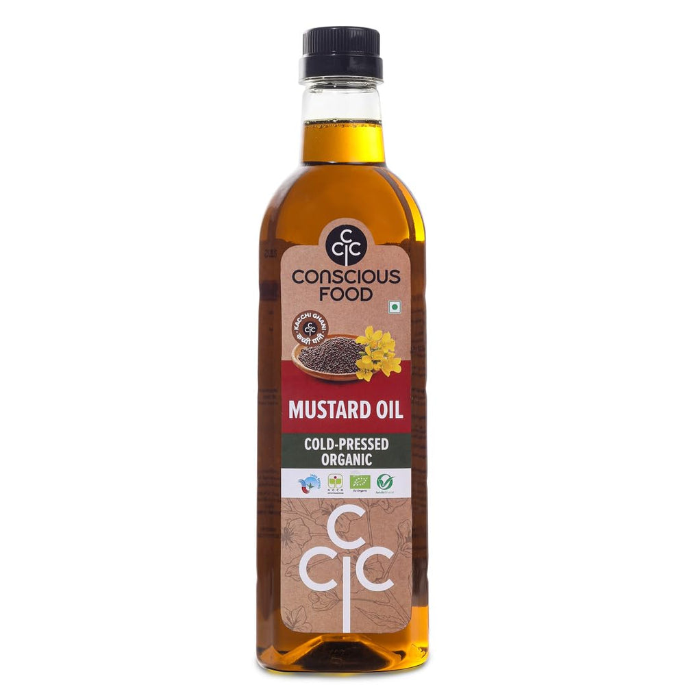 CONSCIOUS FPPD MUSTARD OIL COLD PRESSED 1 LTR - SuperMarcheStore