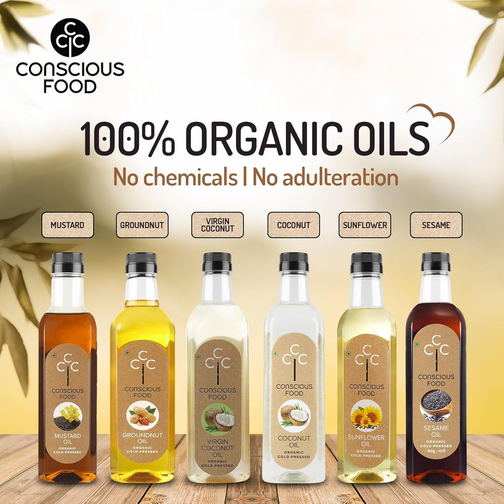 CONSCIOUS FPPD MUSTARD OIL COLD PRESSED 1 LTR - SuperMarcheStore