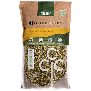 CONSCIOUS SPLIT MOONG DAL, 500G - SuperMarcheStore
