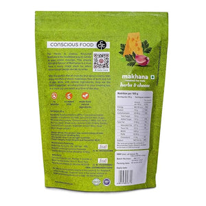 CONSIOUS FOOD MAKHANA HERBS N CHEESE 65 GM - SuperMarcheStore
