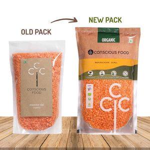 CONSIOUS FOOD MASOOR DAL RED 500 GM - SuperMarcheStore
