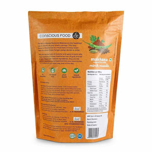 CONSIUOS FOOD MAKHANA ROASTED MIRCH MASALA 65 GM - SuperMarcheStore