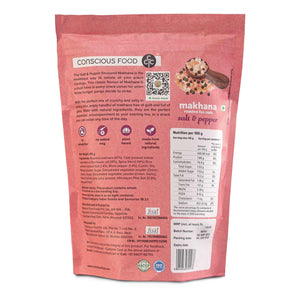 CONSIUOS FOOD MAKHANA SALT N PEPPER 65 GM - SuperMarcheStore