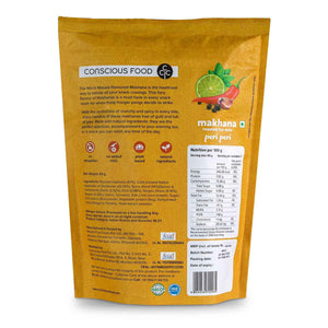 CONSIUOS FOOD ROASTED MAKHANA PERI PERI 65 GM - SuperMarcheStore