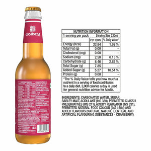 COOLBERG CRANBERRY BEER NON - ALCOHLIC 330ML - SuperMarcheStore