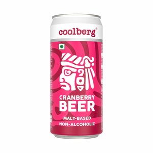 COOLBERG CRANBERRY BEER NON ALCOHOLIC CAN 300 ML - SuperMarcheStore