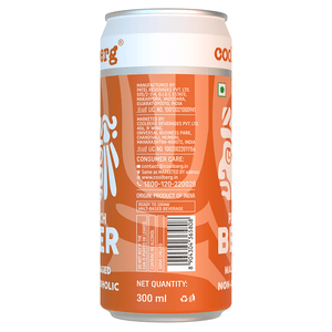 COOLBERG PEACH BEER NON ALCOHOLIC CAN 300 ML - SuperMarcheStore