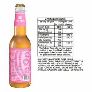 COOLBERG STRAWBERRY BEER NON - ALCOHLIC 330ML - SuperMarcheStore