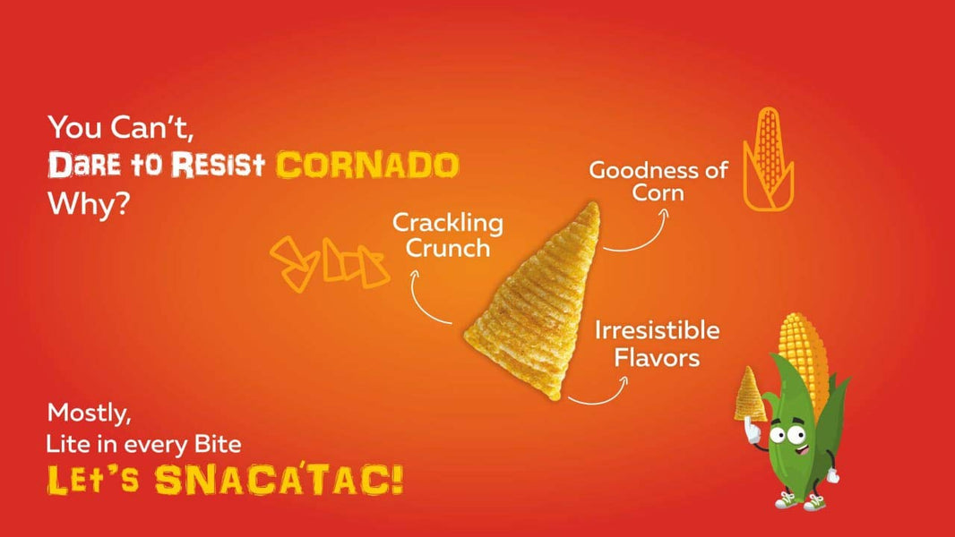 CORNADO CHEESE BURST 60 GM - SuperMarcheStore