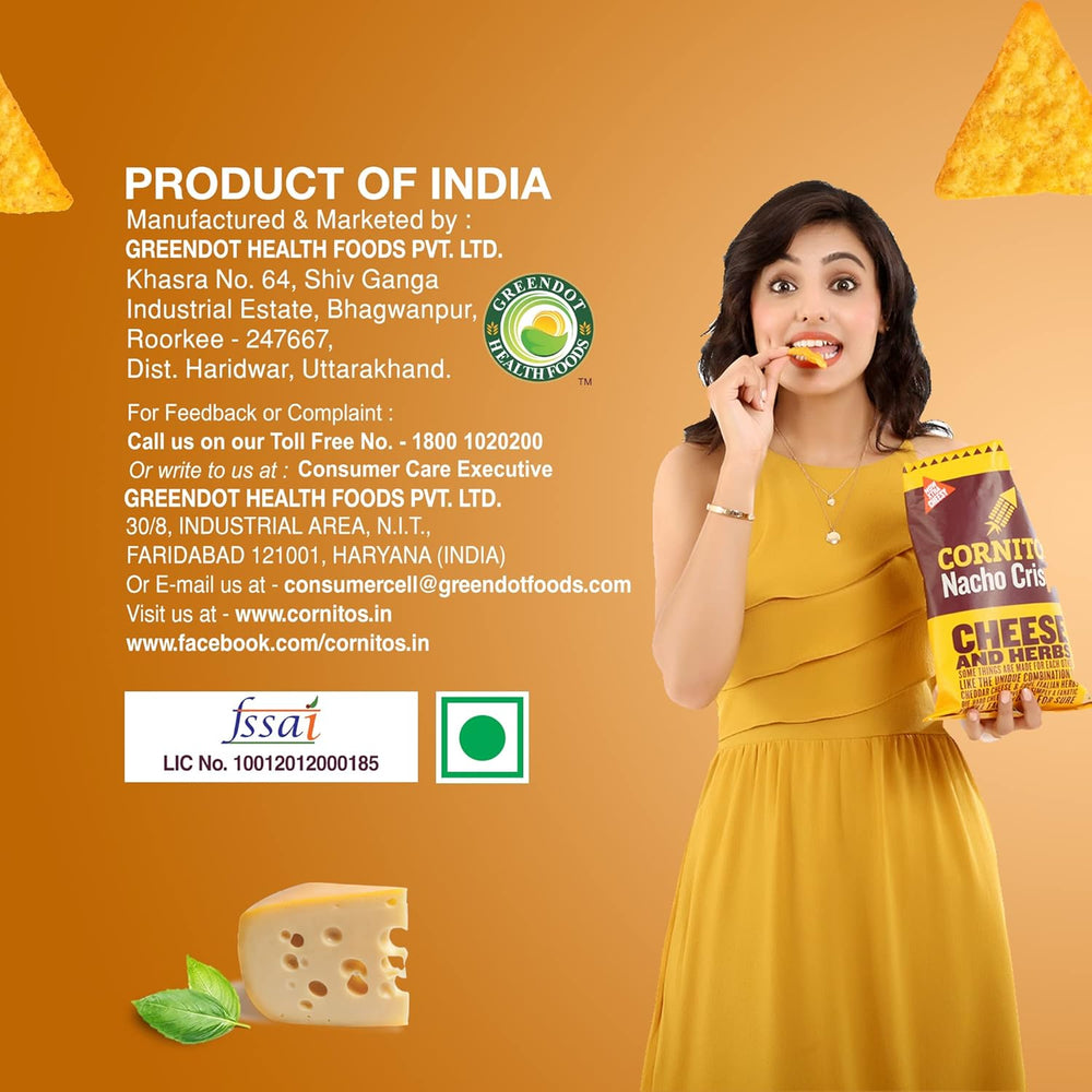 CORNITOS CHEESE & HERBS 60GM - SuperMarcheStore