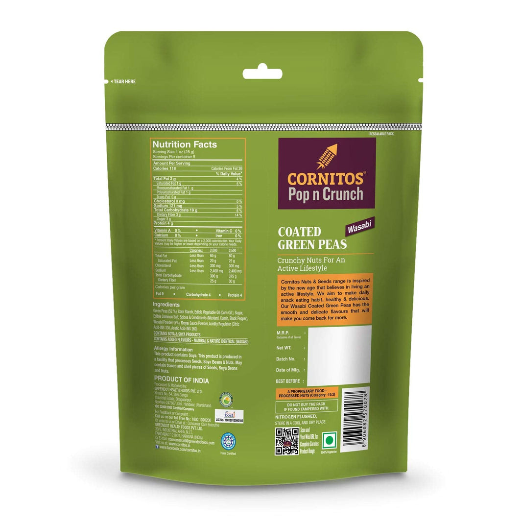 CORNITOS COATED GREEB PEAS 150GM - SuperMarcheStore