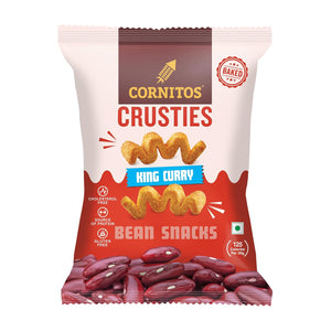 CORNITOS CRUSTIES KING CURRY BEAN SNACK 50 GM - SuperMarcheStore