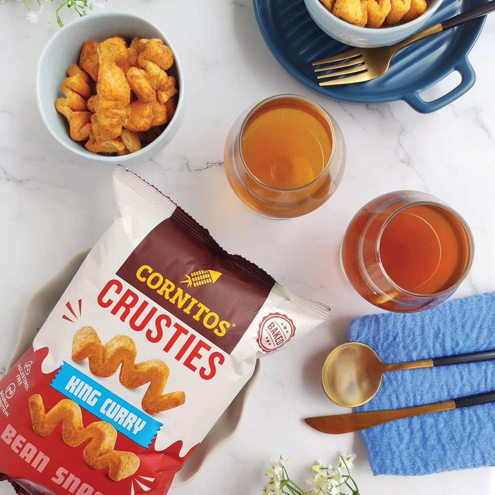 CORNITOS CRUSTIES KING CURRY BEAN SNACK 50 GM - SuperMarcheStore