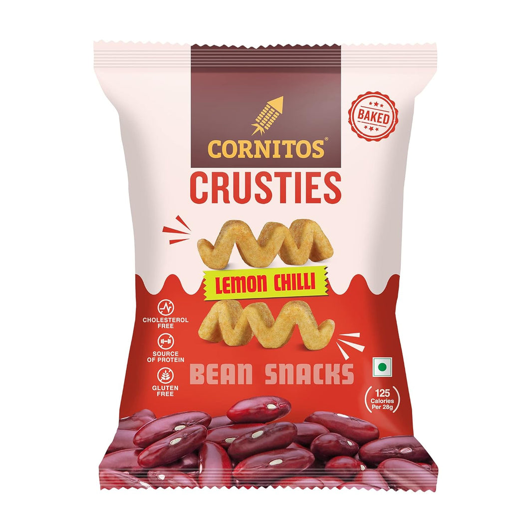 CORNITOS CRUSTIES LEMON CHILLI BEAN SNACKS 50 GM - SuperMarcheStore