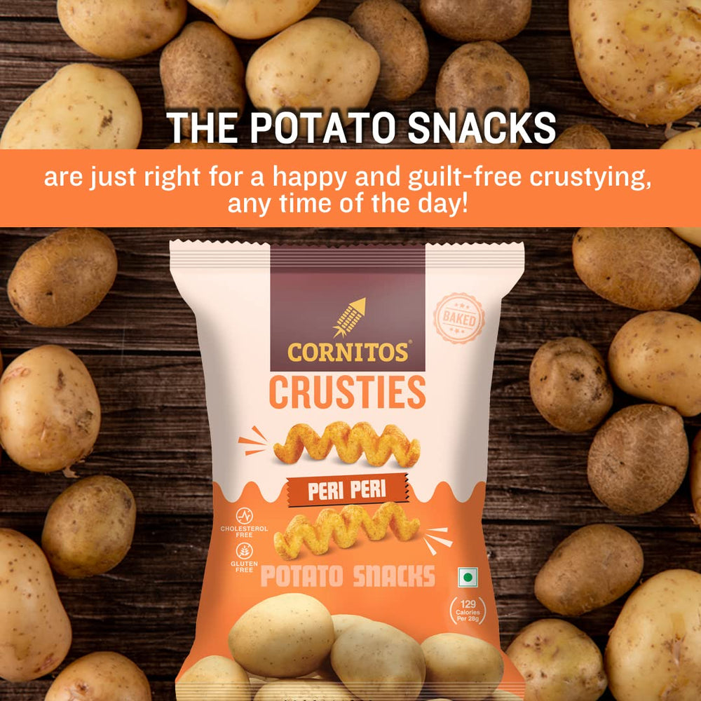 CORNITOS CRUSTIES PERI PERI POTATO SNACK 50 GM - SuperMarcheStore