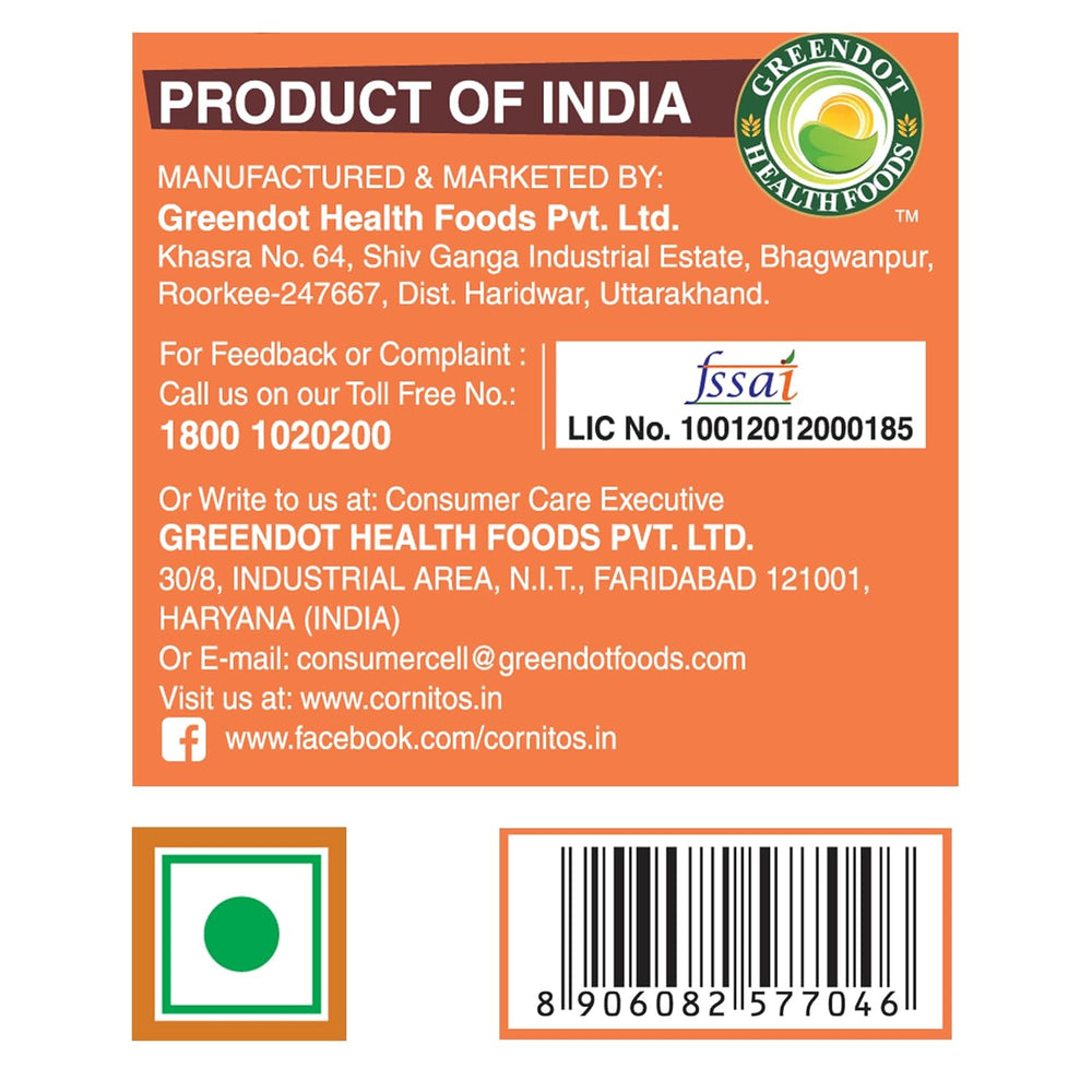 CORNITOS CRUSTIES PERI PERI POTATO SNACK 50 GM - SuperMarcheStore