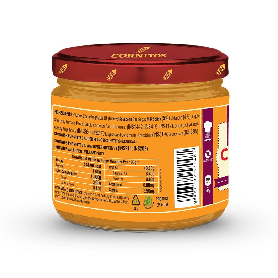 CORNITOS JALAPENO CHEESE JAR 100gm - SuperMarcheStore