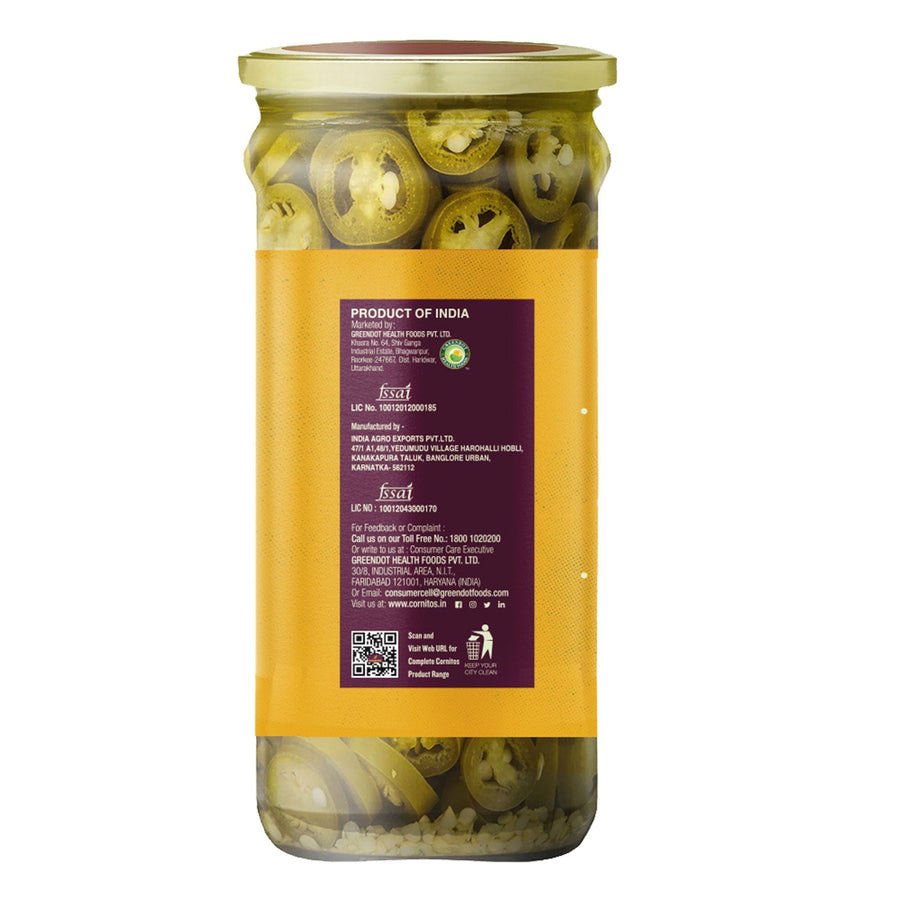 CORNITOS JALAPENO PEPPER SLICED 370ml - SuperMarcheStore