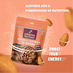 CORNITOS POP & CRUNCH ROASTED ALMOND LIGHTLY SALTED 200GM - SuperMarcheStore