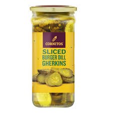 CORNITOS SLICED BURGER DILL GHERKINS - SuperMarcheStore