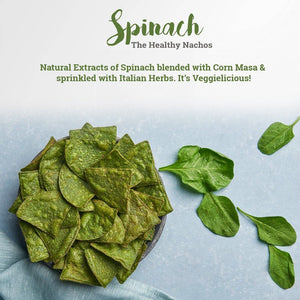 CORNITOS SPINACH NACHO CHIPS 70GM - SuperMarcheStore