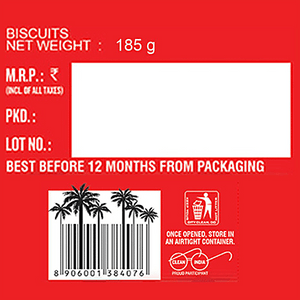 CREAMICA COCONUT COOKIES 185 GM - SuperMarcheStore