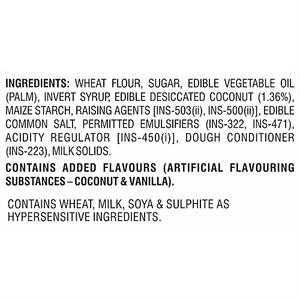 CREAMICA COCONUT COOKIES 185 GM - SuperMarcheStore