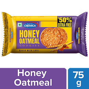 CREMIA HONEY OATMEAL COOKIES 75G - SuperMarcheStore