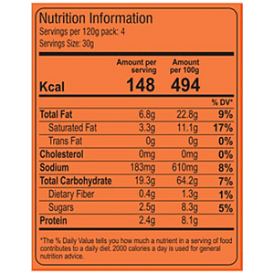 CREMIA SUGAR CRACKERS 120G - SuperMarcheStore