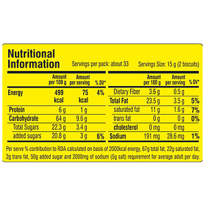 CREMICA OATMEAL DIGESTIVE BISCUITS 112.5 GM - SuperMarcheStore