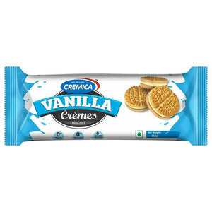 CREMICA PRM VANILLA CREME BISCUITS 100 GM - SuperMarcheStore
