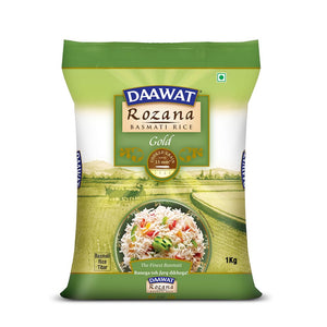 DAAWAT BASMATI RICE ROZANA GOLD 1KG - SuperMarcheStore