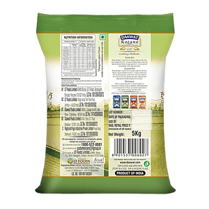DAAWAT BASMATI RICE ROZANA GOLD 5KG - SuperMarcheStore
