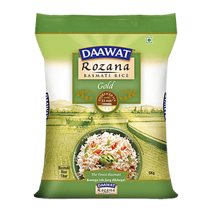 DAAWAT BASMATI RICE ROZANA GOLD 5KG - SuperMarcheStore