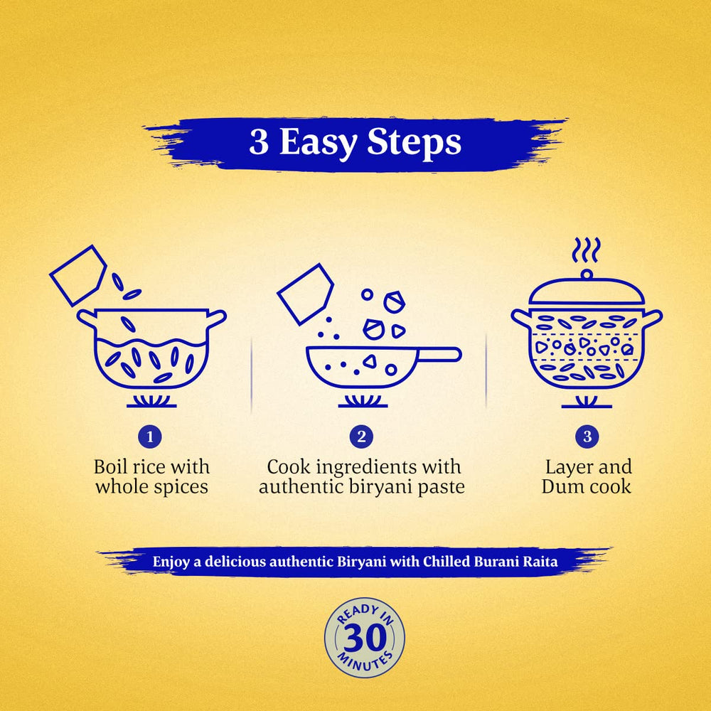 DAAWAT BIRYANI KIT KOLKATA AUTHENTIC RECIPE 334 GM - SuperMarcheStore