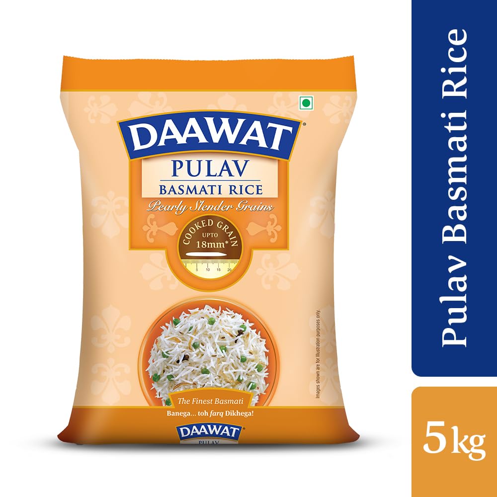 DAAWAT PULAV BASMATI RICE 5KG - SuperMarcheStore