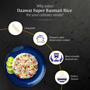 DAAWAT SUPER BASMATI RICE 5+1KG - SuperMarcheStore